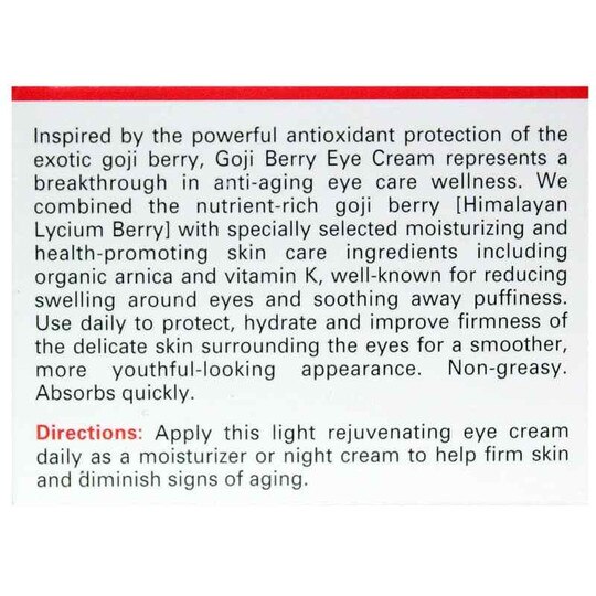 Goji Berry Eye Cream, 1 Oz, HMH