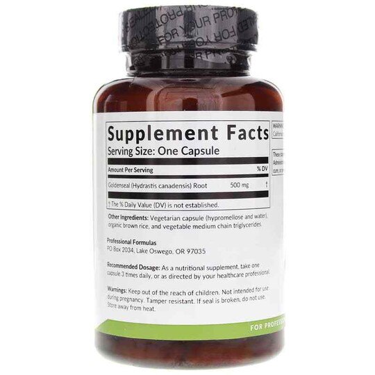 Goldenseal, 90 Capsules, PCHF