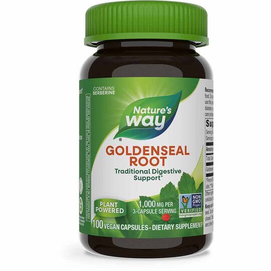 Goldenseal Root, 100 Veg Capsules, NWA