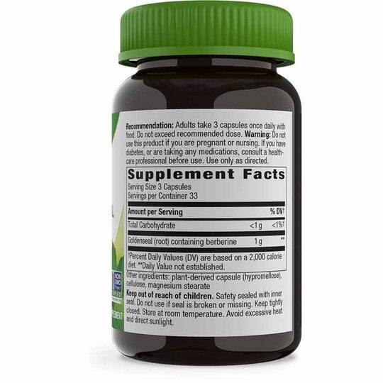 Goldenseal Root, 100 Veg Capsules, NWA
