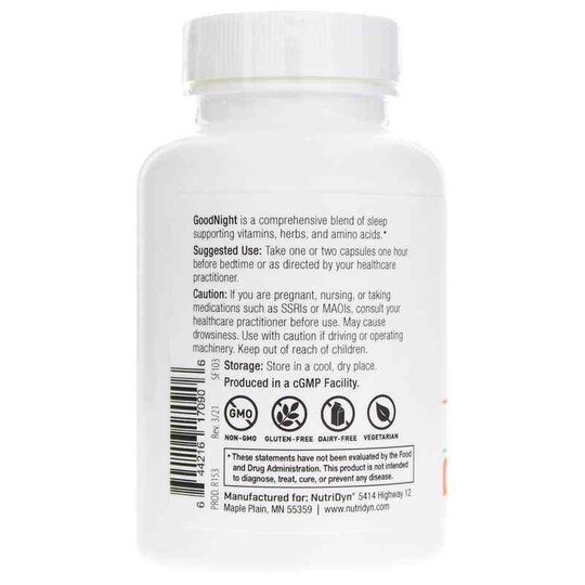 GoodNight, 60 Capsules, ND