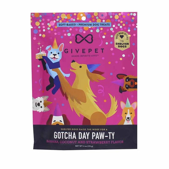 Gotcha Day Paw-ty Soft-Baked Dog Treats, 6 Oz, GP