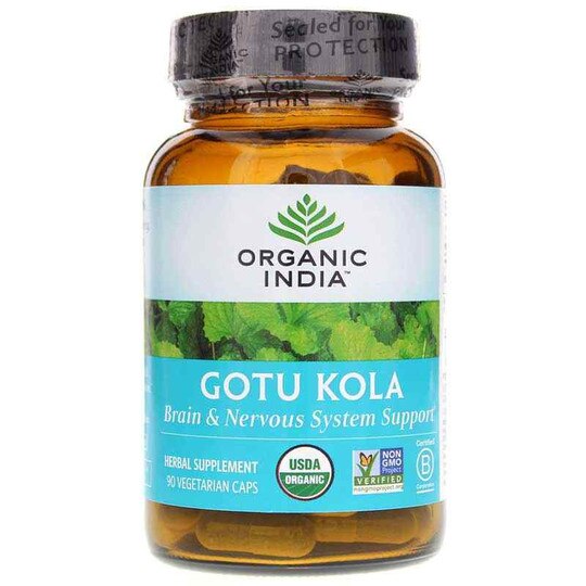 Gotu Kola Certified Organic, 90 Veg Capsules, OGI