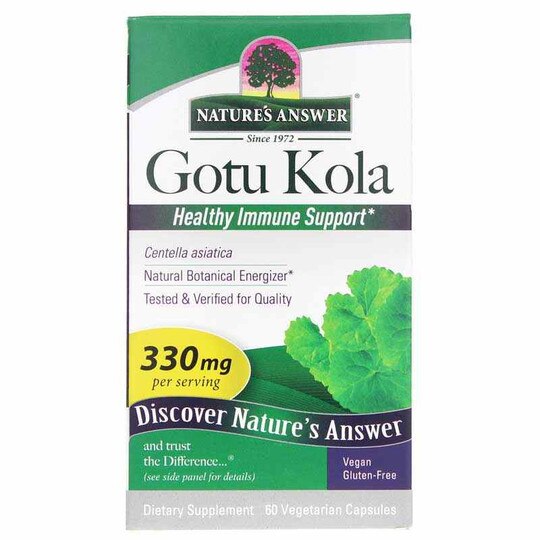 Gotu Kola Herb, 60 Veg Capsules, NAN