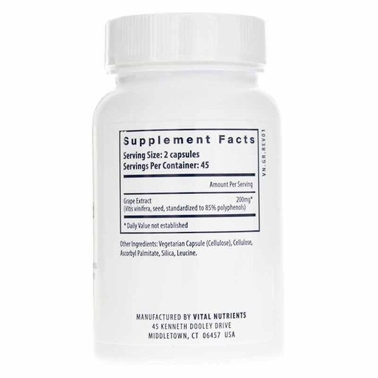 Grape Seed Extract 100 Mg, 90 Capsules, VTN
