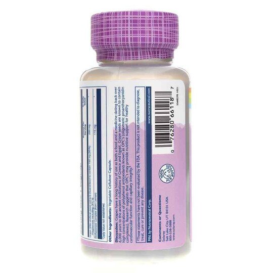 Grape Seed Extract 200 Mg, 60 Veg Capsules, SLR