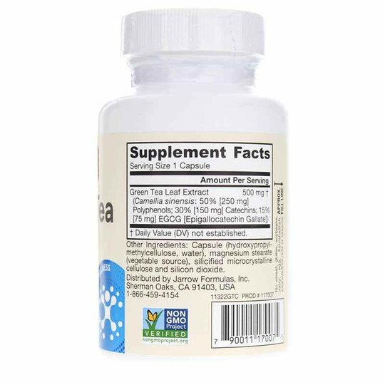 Green Tea 500 Mg, 100 Veg Capsules, JRF