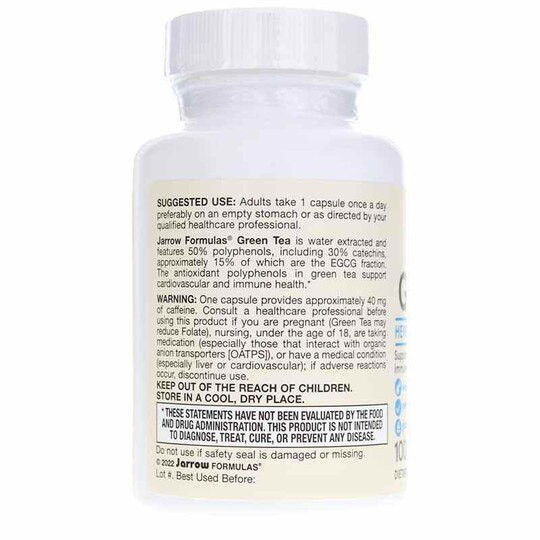 Green Tea 500 Mg, 100 Veg Capsules, JRF