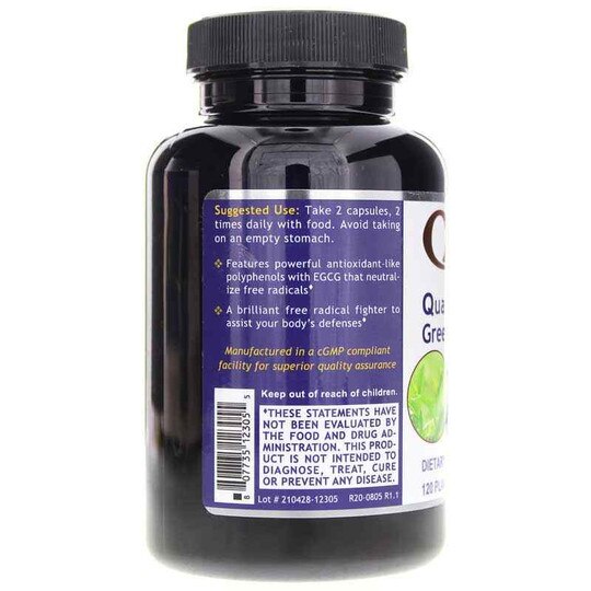 Green Tea Extract, 120 Veg Capsules, QNL