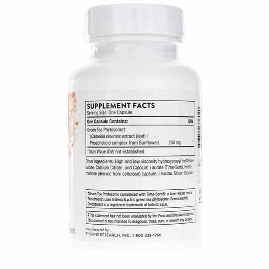 Green Tea Phytosome, 60 Veg Capsules, THR