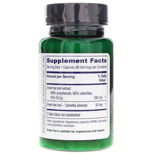 Green Tea Pro, 60 Veg Capsules, VTAP