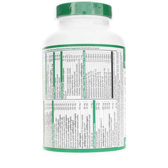 Green Vibrance Plant-Based Superfood Capsules, 240 Veg, VBH