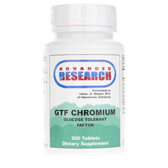 GTF Chromium 200 Mcg, 200 Tablets, ADR