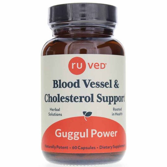 Guggal Power Blood Vessel & Cholesterol Support, 60 Veg Capsules, RUV