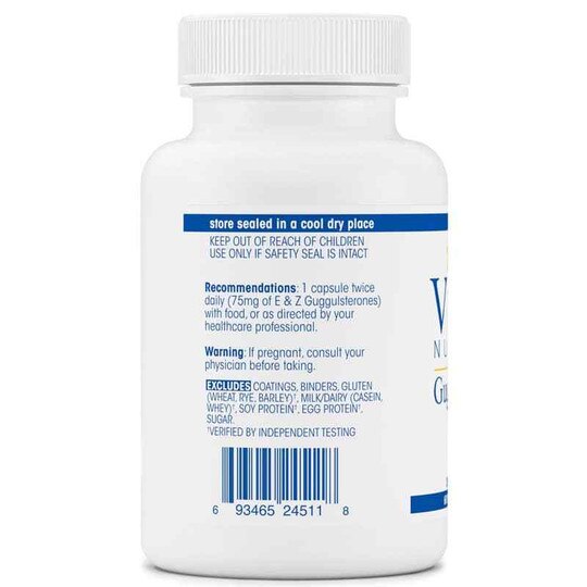 Guggul E & Z 99% 75 Mg, 60 Veg Capsules, VTN
