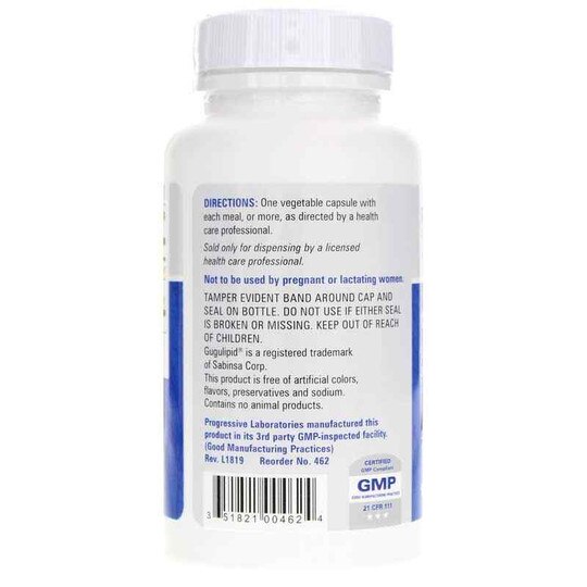 Gugulipid 340 Mg, 90 Veg Capsules, PGL