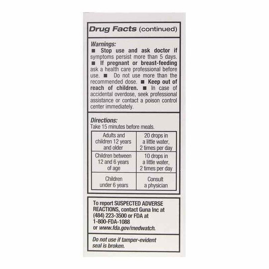 Guna Digestion Plus, 1 Oz, GBT
