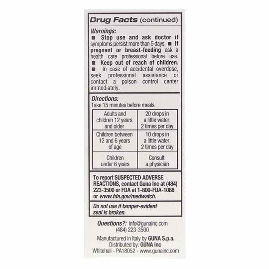 Guna Lympho Detox, 1 Oz, GBT