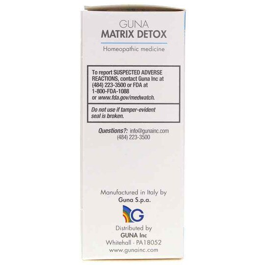 Guna Matrix Detox, 1 Oz, GBT