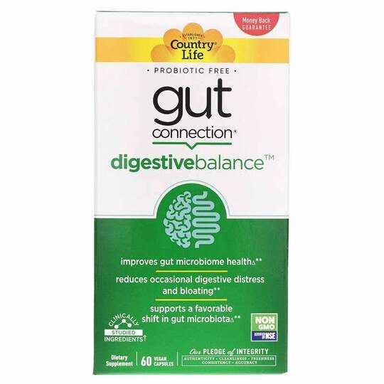 Gut Connection Digestive Balance, 60 Vegan Capsules, CTL