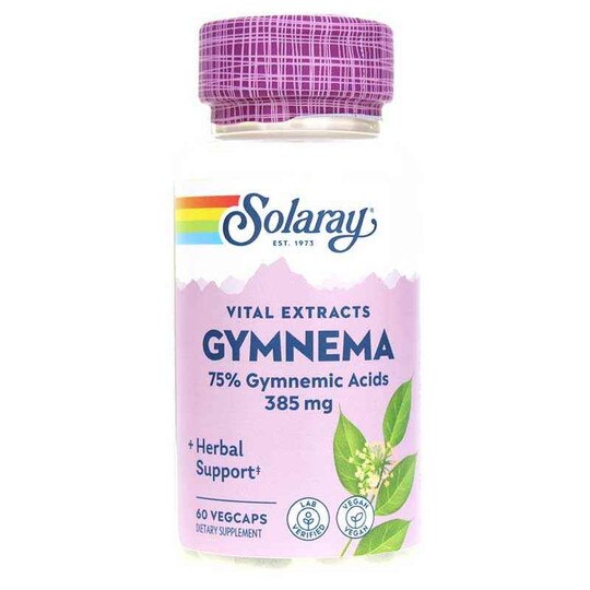 Gymnema 385 Mg, 60 Veg Capsules, SLR