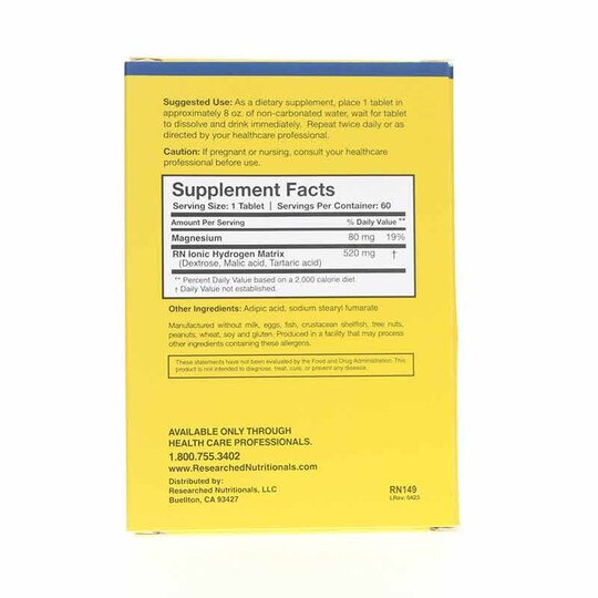 H2 Absorb, 60 Tablets, RSN