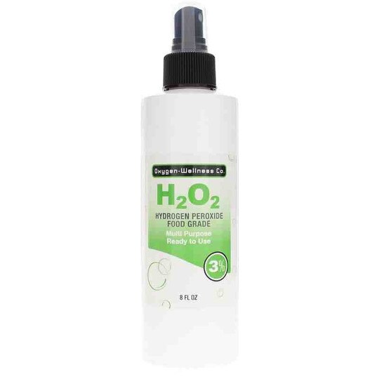 H2O2 Hydrogen Peroxide Food Grade, 8 Oz, OWC