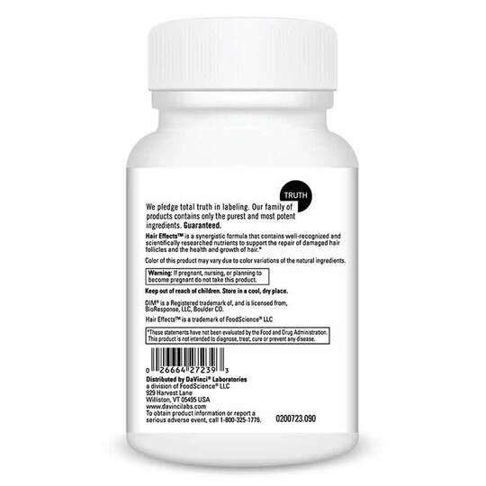 Hair Effects, 90 Veg Capsules, DL