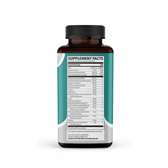 Hair Gro-R, 60 Veg Capsules, LSE