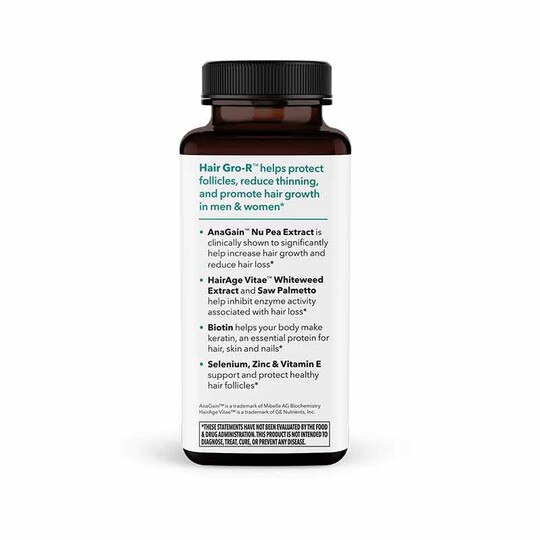 Hair Gro-R, 60 Veg Capsules, LSE