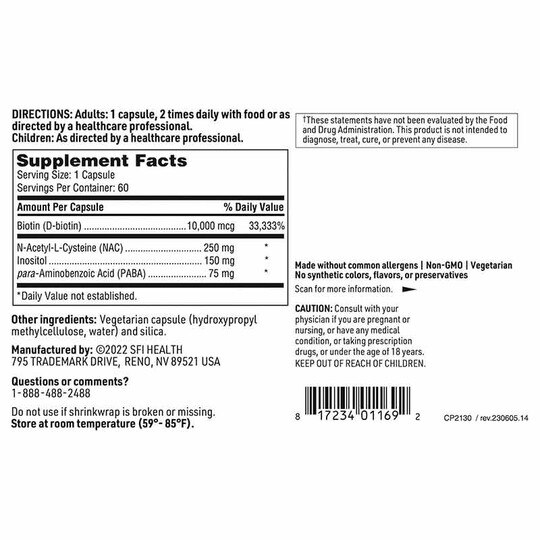 Hair and Nails Formula, 60 Veg Capsules, KL
