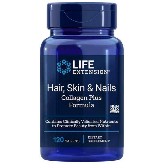 Hair, Skin & Nails Collagen Plus Formula, 120 Tablets, LFE