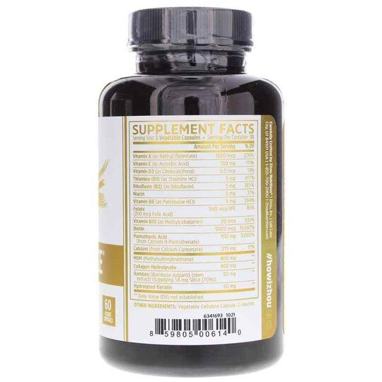 Hairfluence Premium Hair Growth Formula Capsules, 60 Ve, ZHO