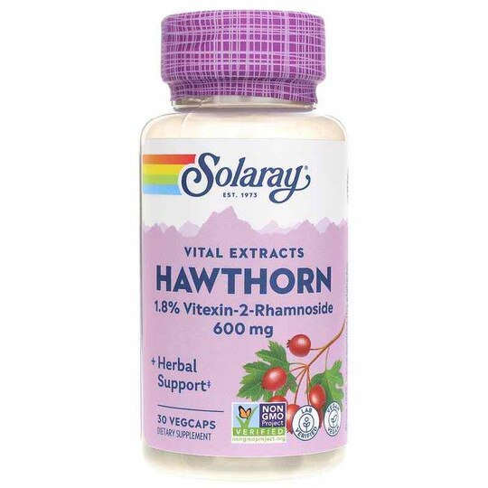 Hawthorn Aerial Extract 600 Mg, One Daily Formula, 30 V, SLR