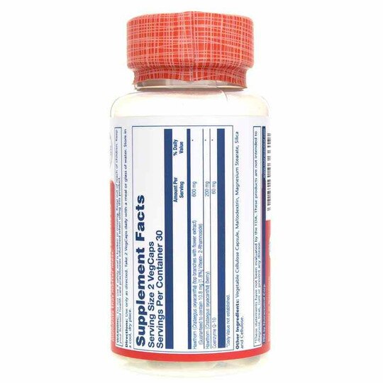 Hawthorn & Coenzyme Q-10, 60 Veg Capsules, Solaray, 60, SLR