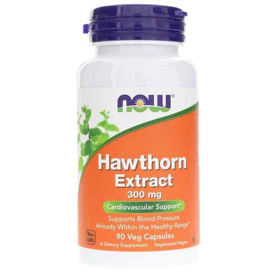 Hawthorn Extract 300 Mg, 90 Veg Capsules, NOW