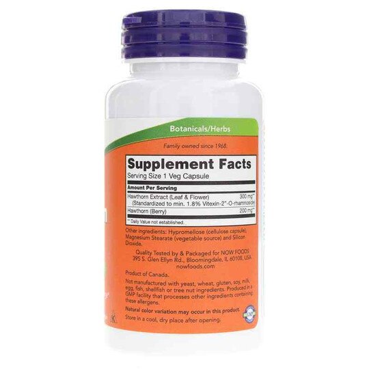 Hawthorn Extract 300 Mg, 90 Veg Capsules, NOW