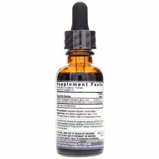 Hawthorn Extract Alcohol-Free, 1 Oz, NAN