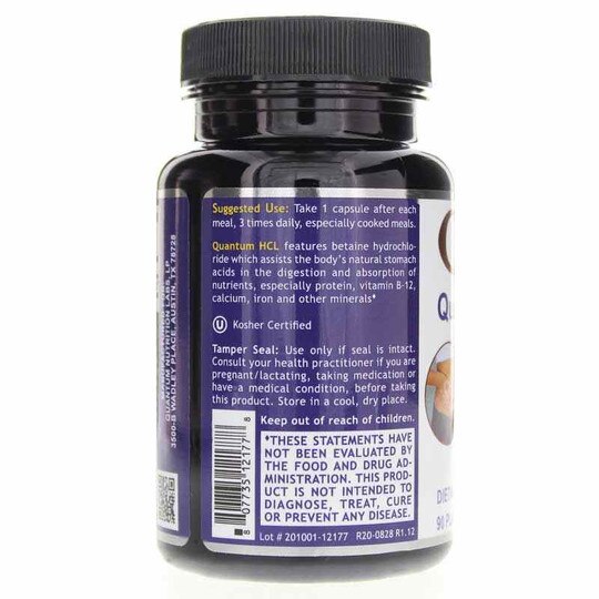 HCL, 90 Veg Capsules, QNL