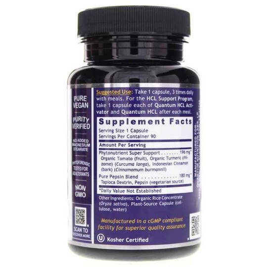 HCL Activator, 90 Veg Capsules, QNL