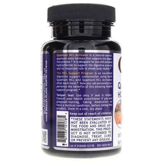 HCL Activator, 90 Veg Capsules, QNL