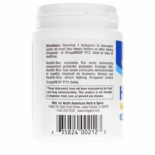 Health-Bac Probiotic, 100 Grams, NAHS