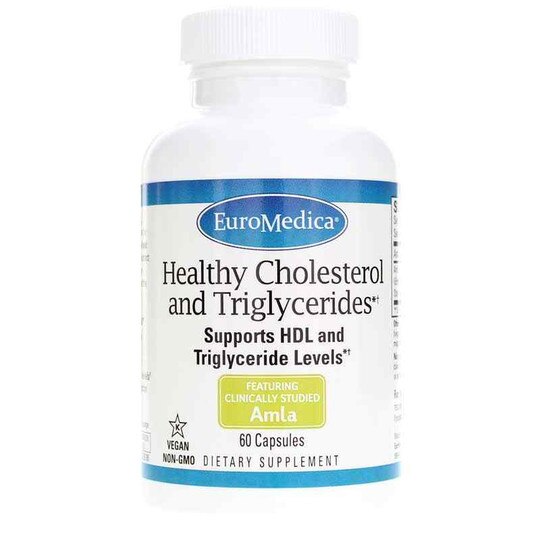 Healthy Cholesterol & Triglycerides, 60 Capsules, EUMD