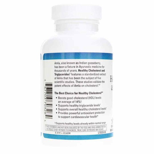 Healthy Cholesterol & Triglycerides, 60 Capsules, EUMD