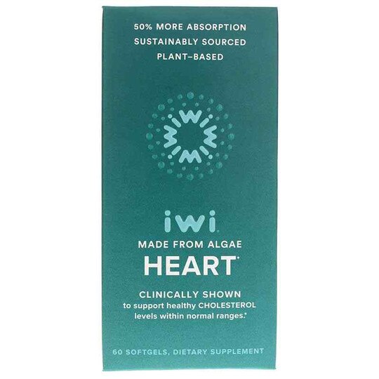 Heart Omega-3 (formerly named Cholesterol), 60 Softgels, IWI