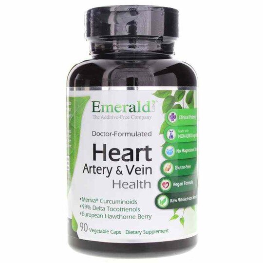 Heart Artery & Vein Health, 90 Veg Capsules, EMD