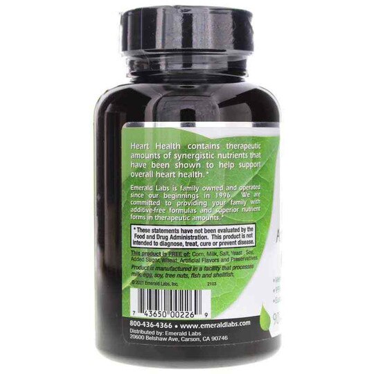 Heart Artery & Vein Health, 90 Veg Capsules, EMD