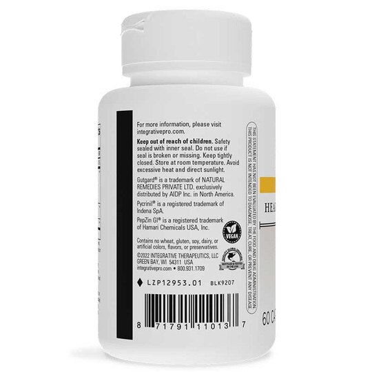 Heartburn Advantage, 60 Veg Capsules, INT
