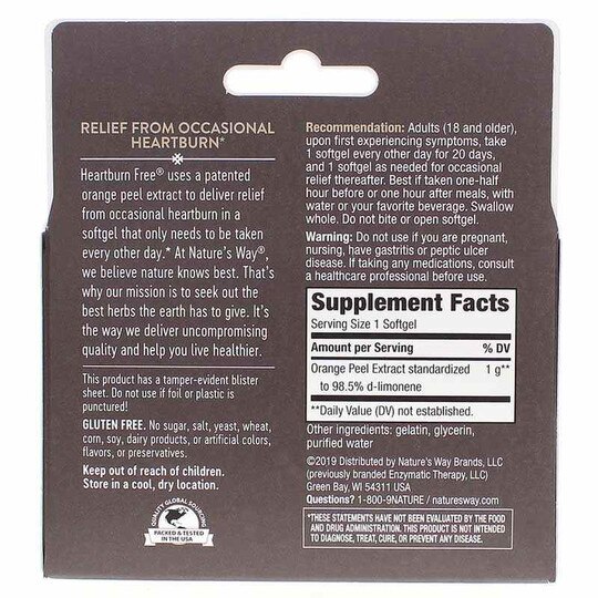 Heartburn Free, 10 Softgels, NWA
