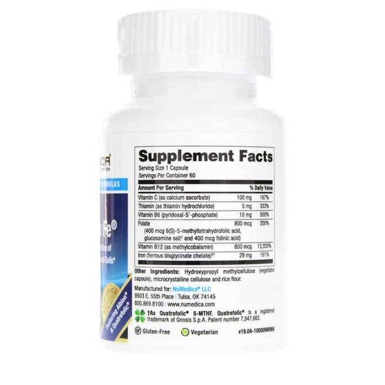 HemePlex Fe, 60 Veg Capsules, NUM